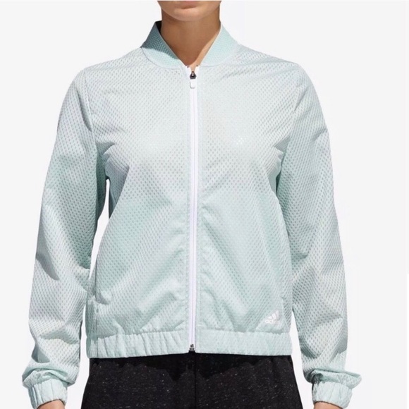 adidas Jackets & Blazers - NWT Adidas SID Summer Bomber Jacket Ash Green NICE